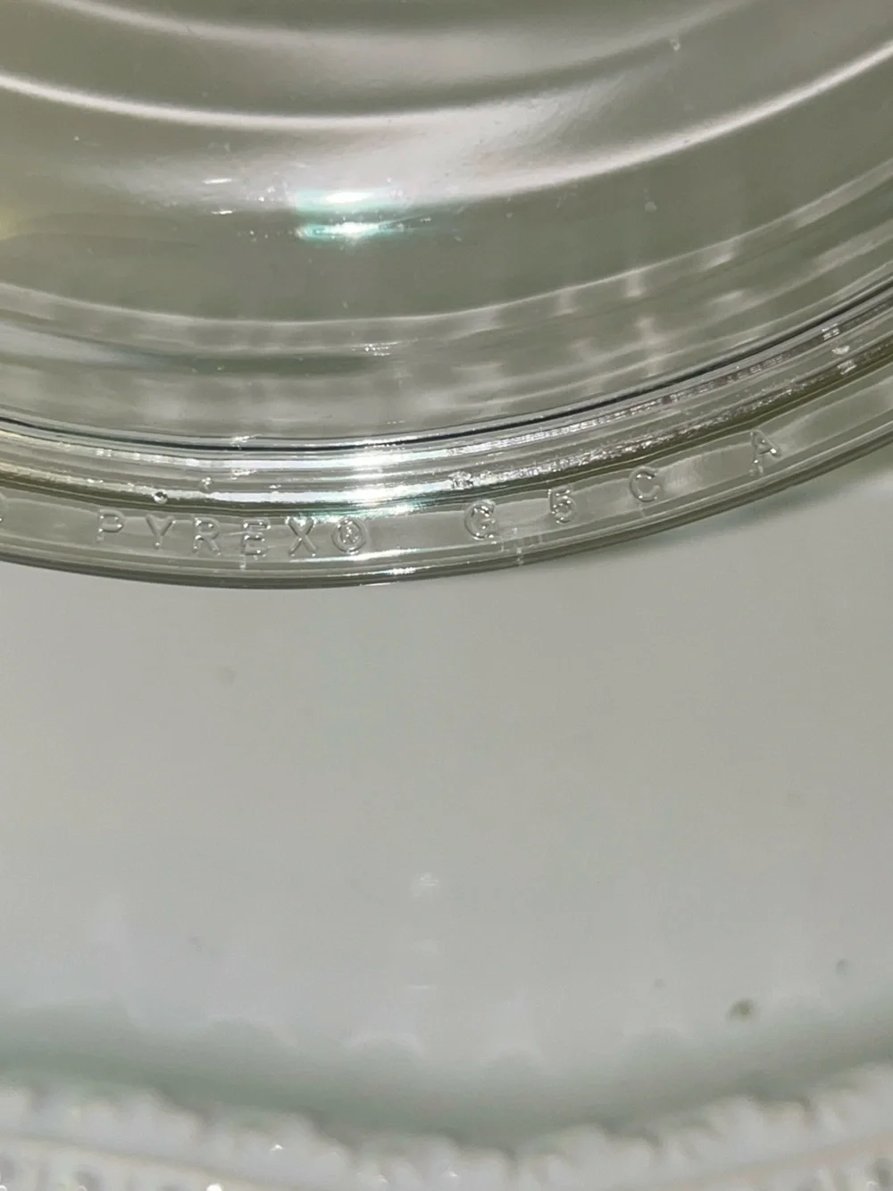 Pyrex G-5-C replacement lid Clear Glass Lid